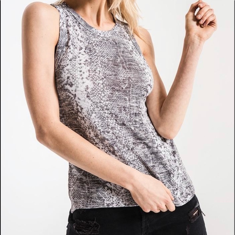 Z Supply snakeskin print tank size small